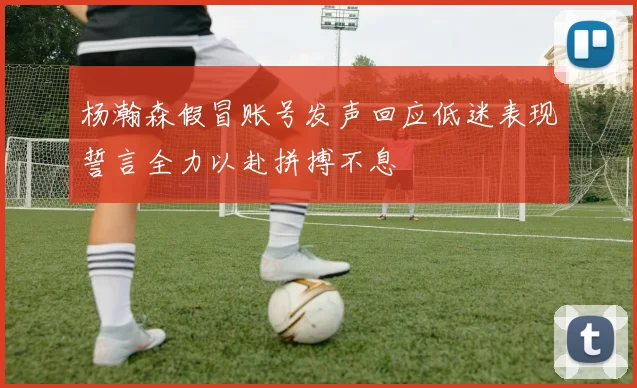杨瀚森假冒账号发声回应低迷表现誓言全力以赴拼搏不息