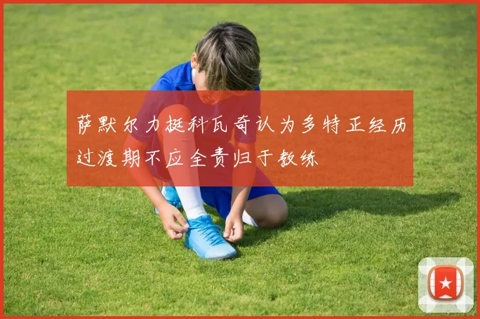 萨默尔力挺科瓦奇认为多特正经历过渡期不应全责归于教练
